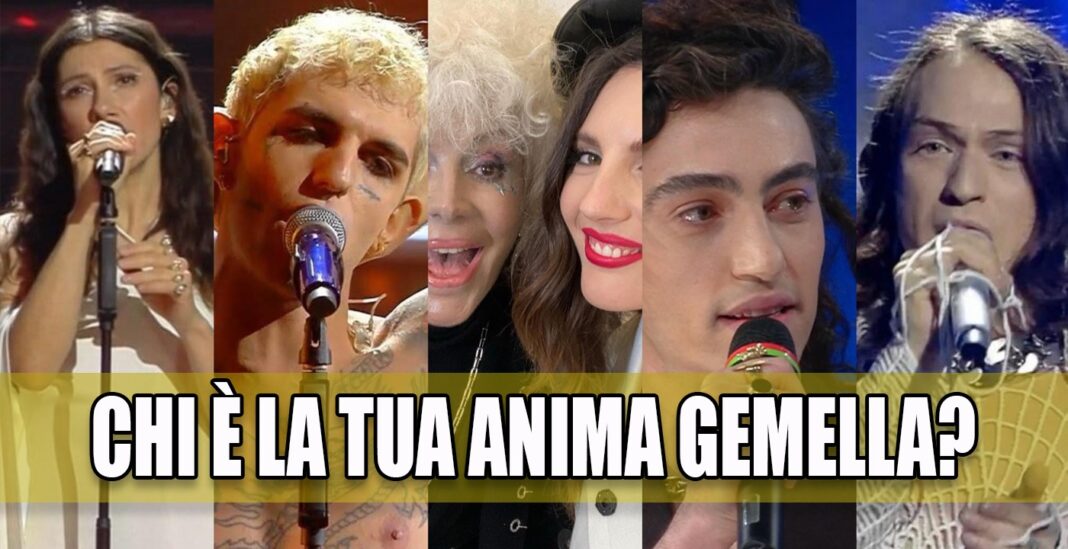 Chi è la tua anima gemella a Sanremo 2022 QUIZ