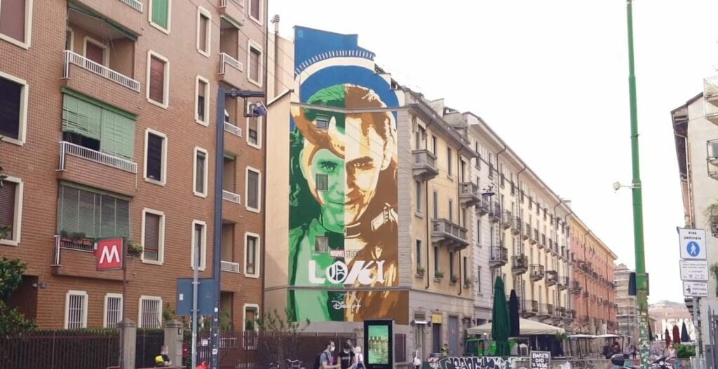 milano murales loki video