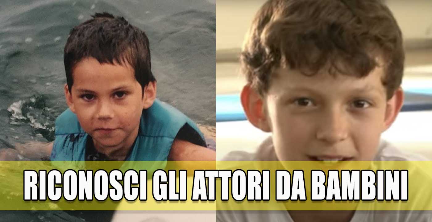 attori bambini quiz