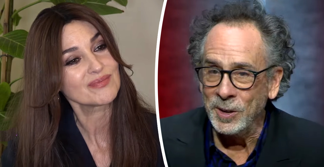 Monica Bellucci confirmed her relationship with Tim Burton