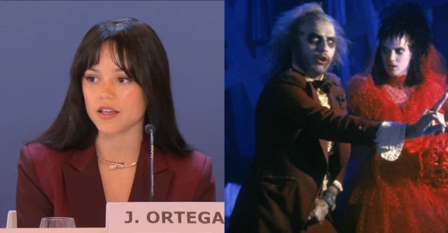 jenna ortega vestito beetlejuice venezia look