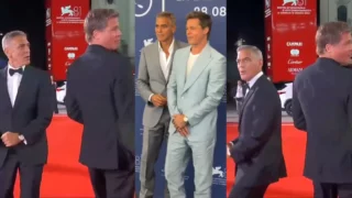 brad pitt george clooney venezia