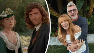 La Signora del West Jane Seymour Joe Lando incendi